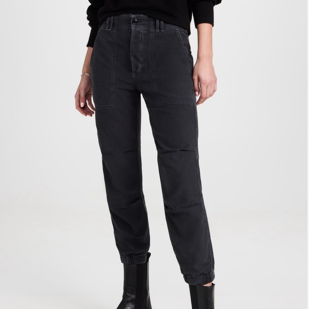 Citizens of Humanity Agni Utility Trousers in Washed Black